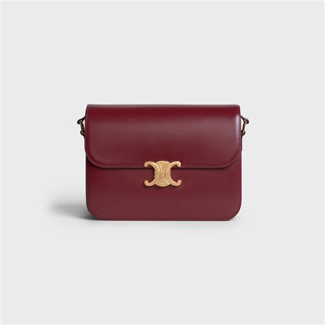 celine triomphe bordeaux|THE TRIOMPHE BAG .